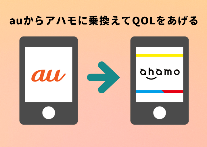 auからahamoアハモ乗換え